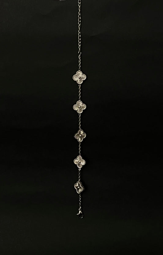 Pulso tipo Van Cleef Plateada