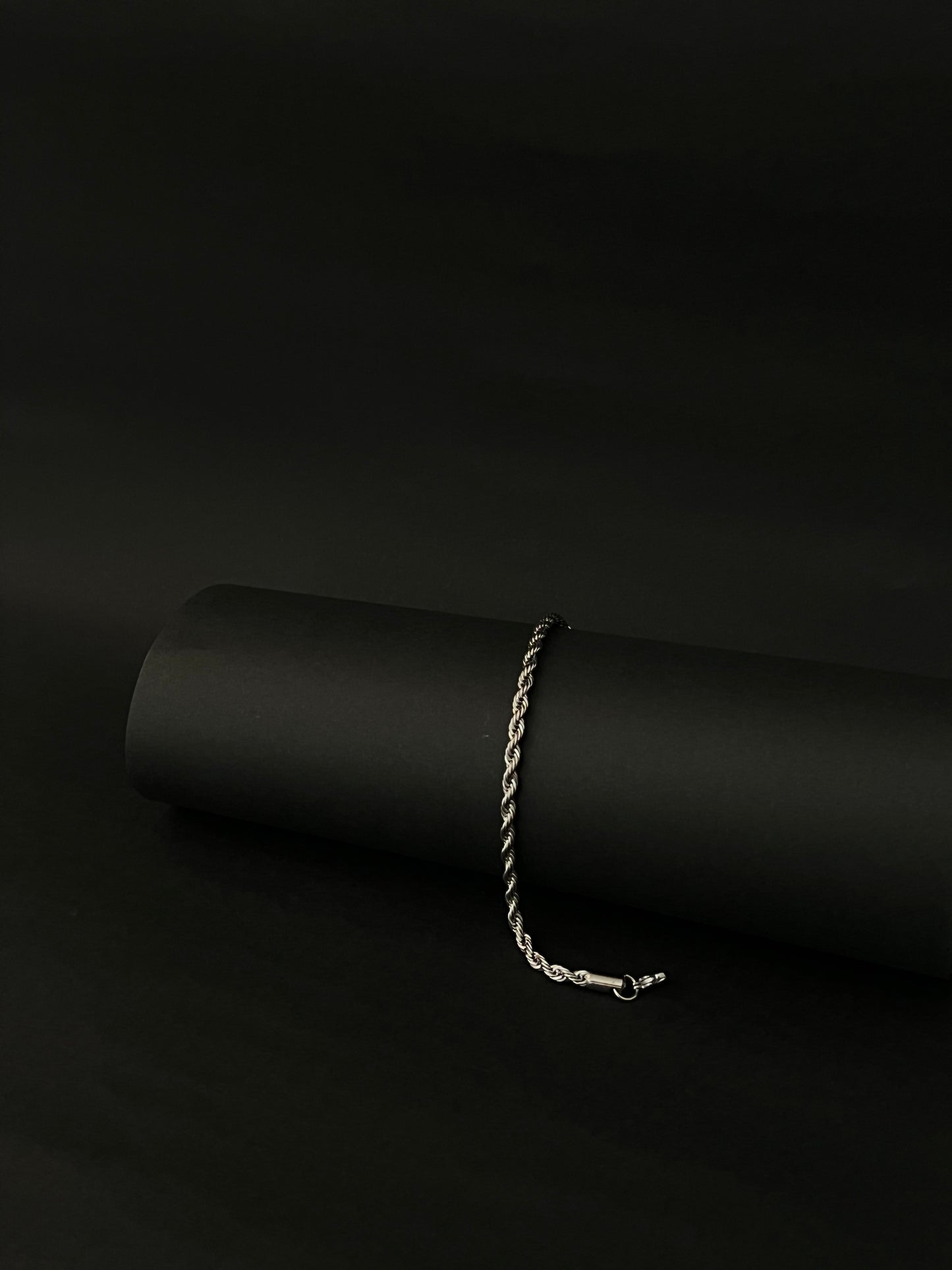 Pulso tipo Torzal Plateado