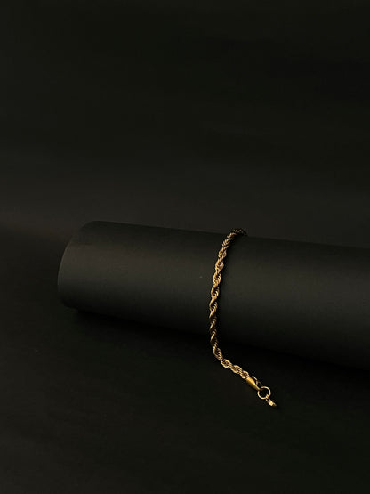 Pulso tipo Torzal Dorado