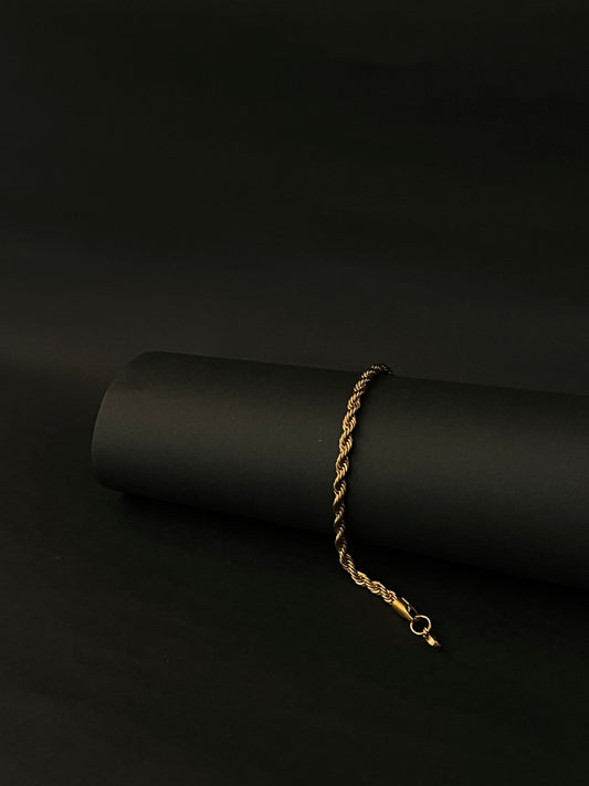 Pulso tipo Torzal Dorado