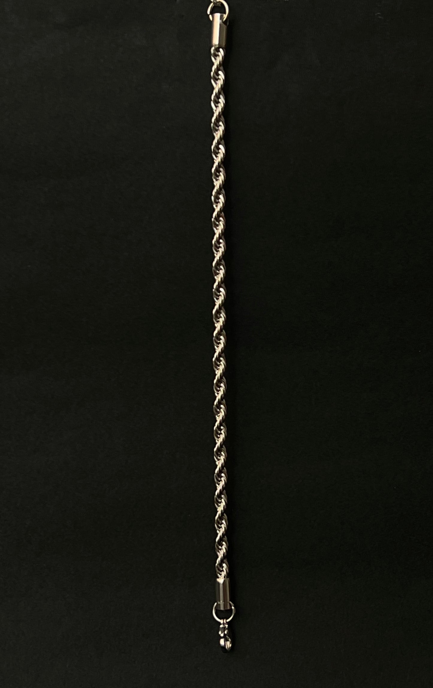 Pulso tipo Torzal Plateado