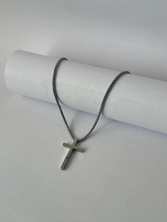 Cruzita Plateada (Tipo caja)